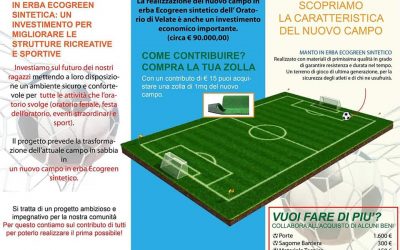 Il nuovo campo da calcio in sintetico