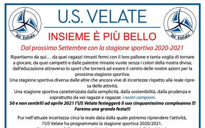 Modulo di iscrizione stagione 2020/2021