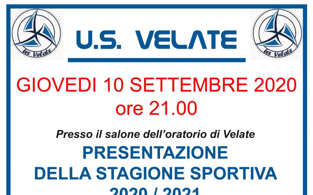 Presentazione stagione sportiva 2020-2021