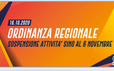 Sospensione attività fino al 6 Novembre