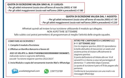 Volantino Iscrizione 2022-2023